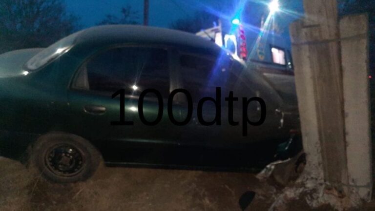 У Вовчинці водій з ознаками сп’яніння пошкодив електроопору