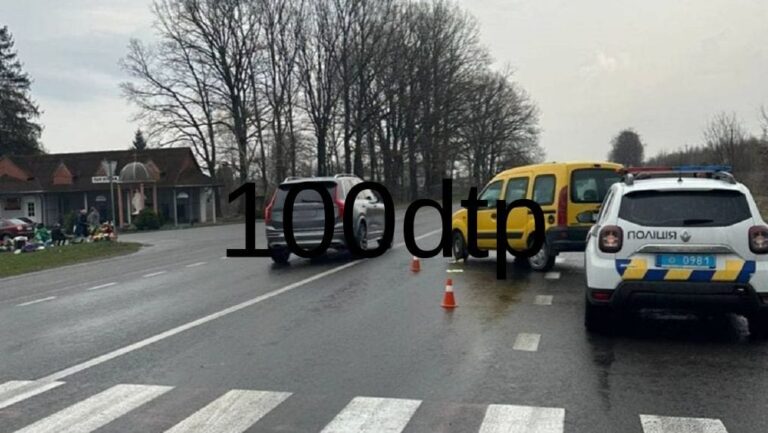 ДТП в Івано-Франківській громаді: водій Renault Kangoo збив жінку
