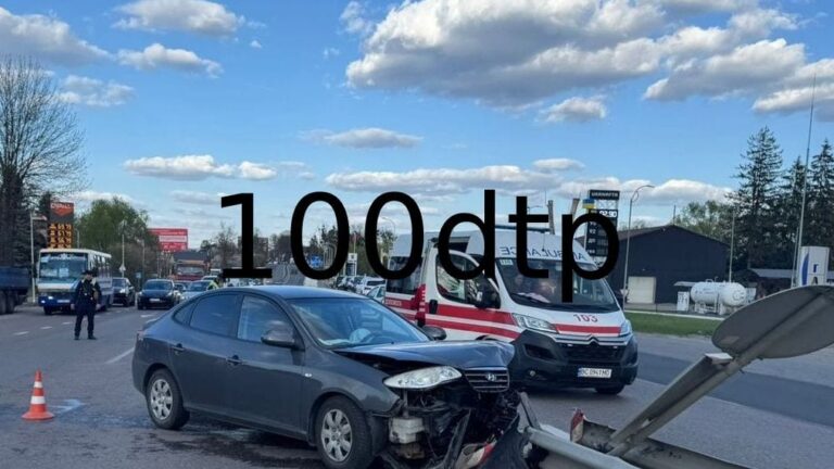 Біля Львова водійка Hyundai Elantra загинула в ДТП