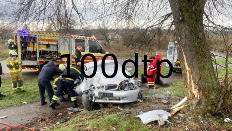 На Черкащині водій легковика в’їхав у дерево: загинув