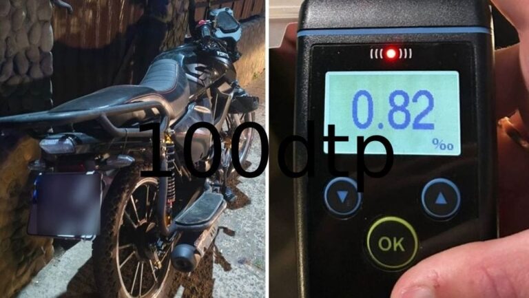 В Ужгороді покарали мотоцикліста за п’яну ДТП