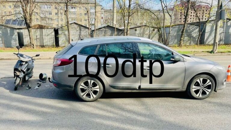 У Франківську неповнолітній водій скутера вчинив ДТП